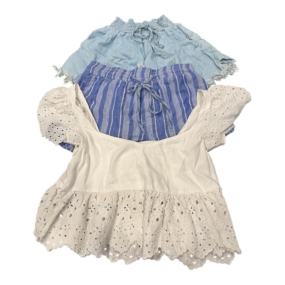 Women’s XS Summer Bundle American‎ Eagle Top + Banjara & Sincerely Jules Shorts